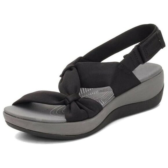 Clarks Women's Black Sandals - Picture 1 of 16